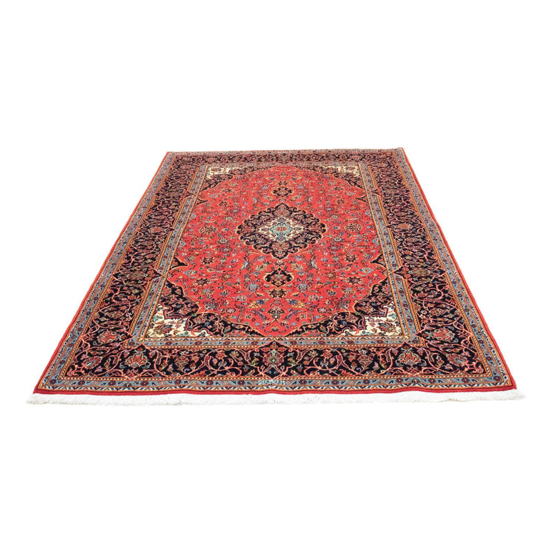 Alfombra persa - Keshan - 218 x 144 cm - rojo
