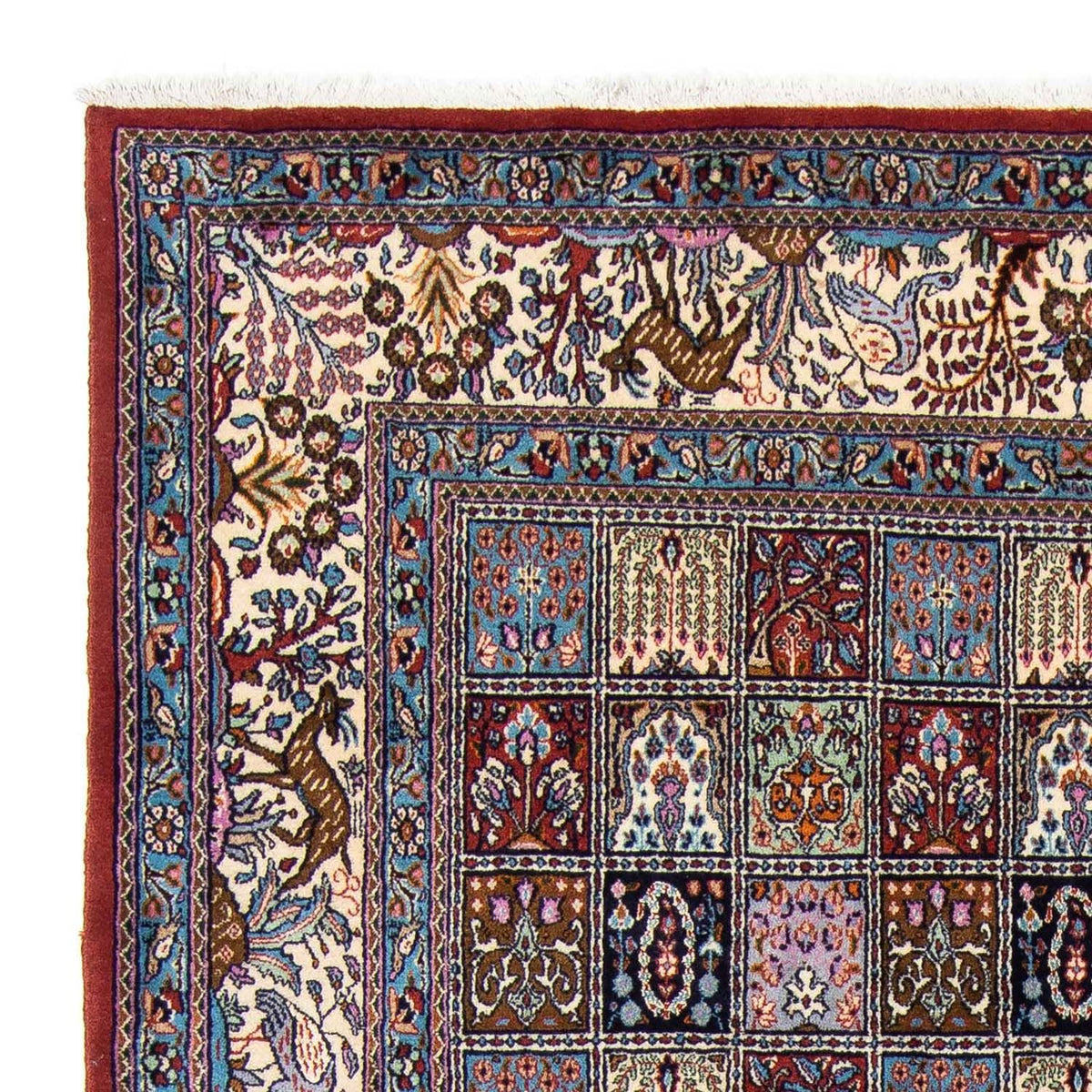 Alfombra persa - Clásica - 302 x 202 cm - rojo oscuro