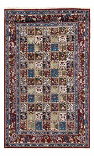 Alfombra persa - Clásica - 245 x 155 cm - rojo oscuro