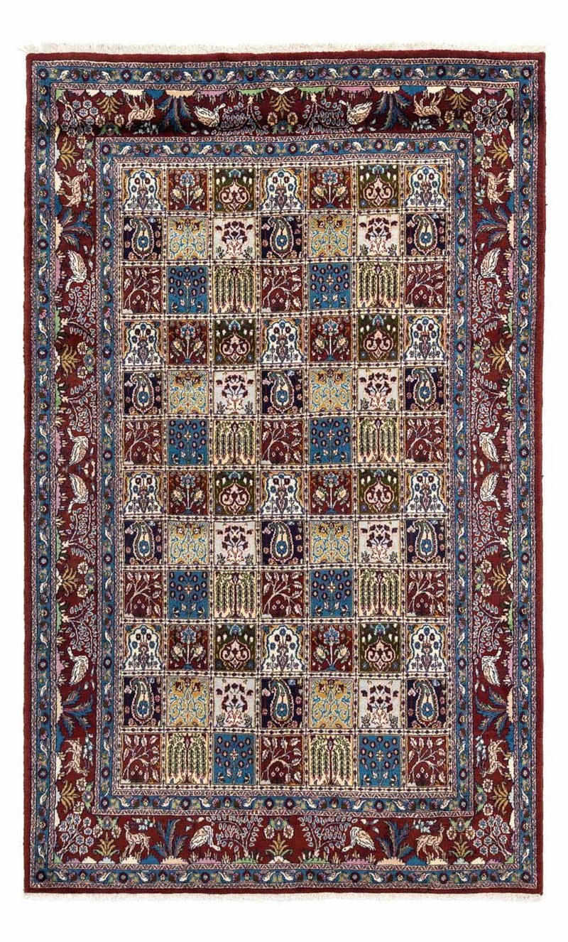 Alfombra persa - Clásica - 245 x 155 cm - rojo oscuro
