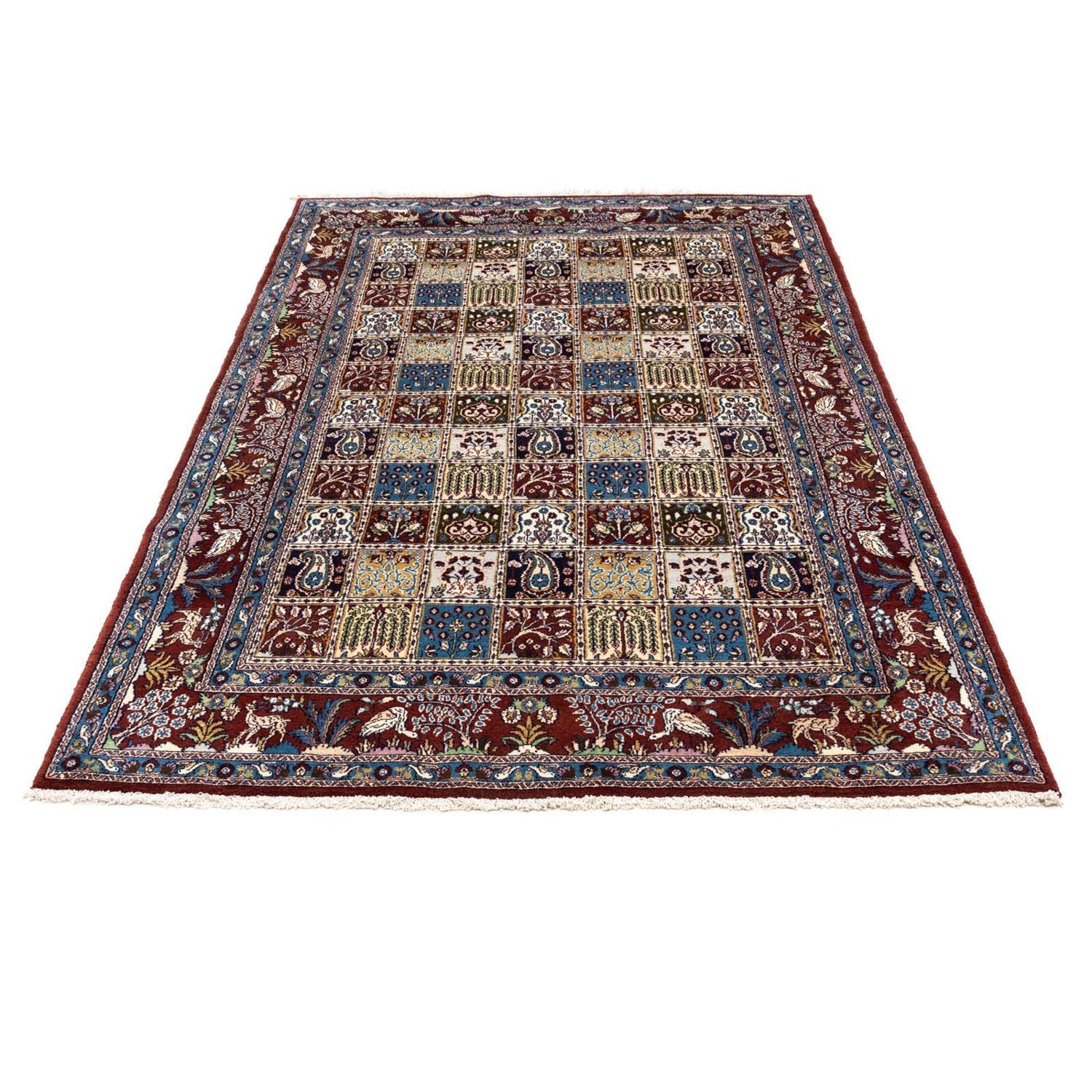 Alfombra persa - Clásica - 245 x 155 cm - rojo oscuro