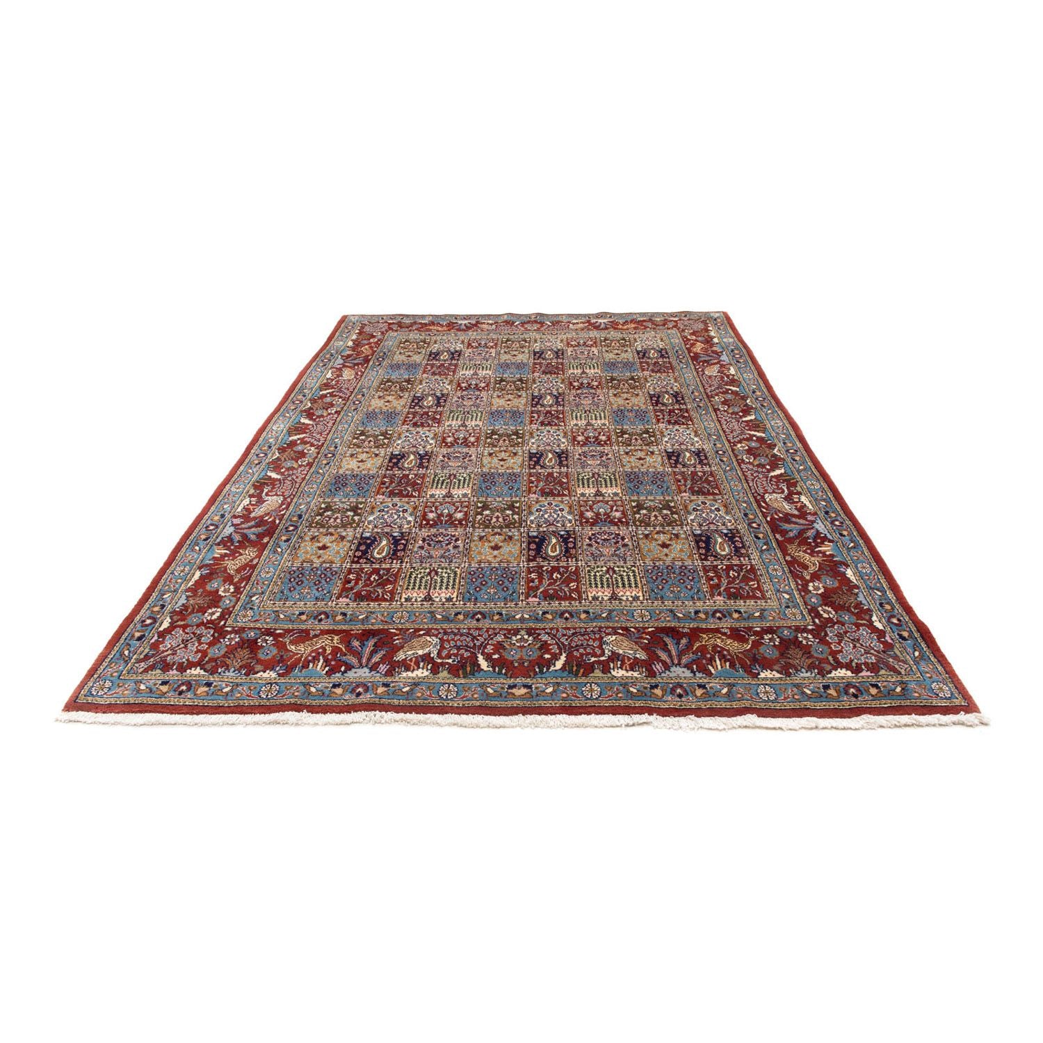 Alfombra persa - Clásica - 298 x 198 cm - rojo oscuro