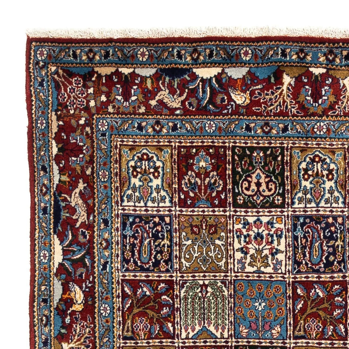 Alfombra persa - Clásica - 240 x 147 cm - rojo oscuro