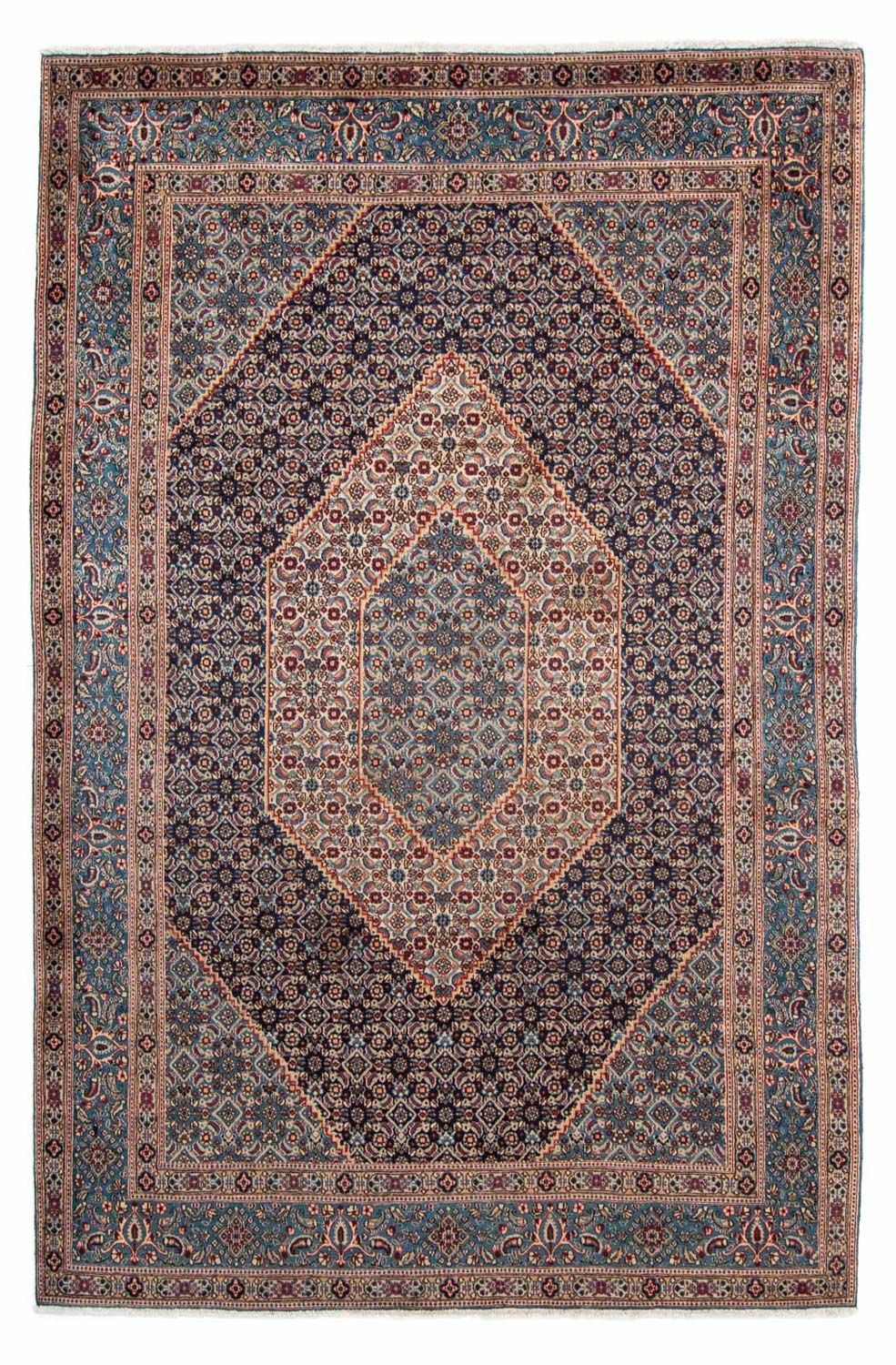 Alfombra persa - Clásica - 305 x 208 cm - azul oscuro