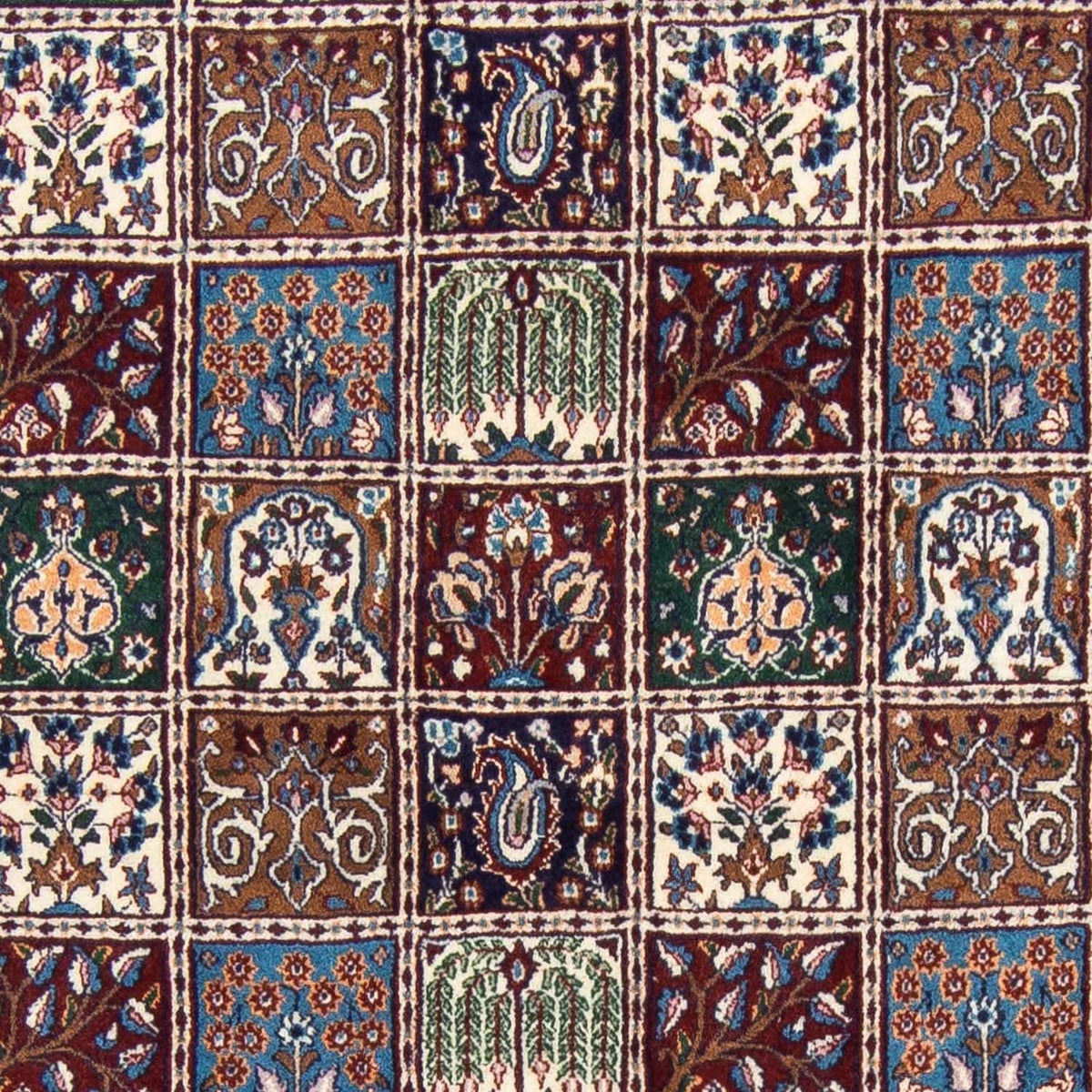 Alfombra persa - Clásica - 288 x 204 cm - rojo oscuro