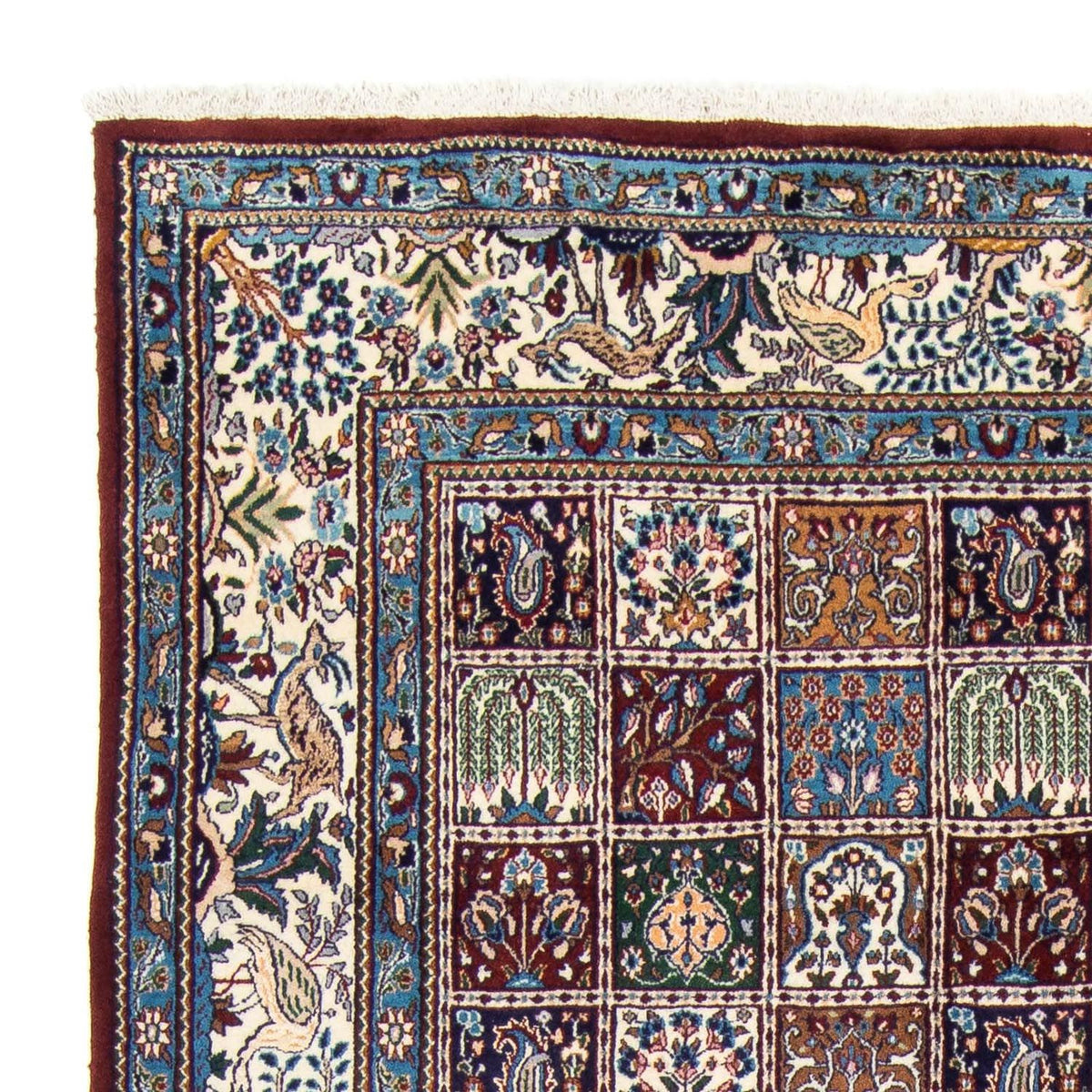 Alfombra persa - Clásica - 288 x 204 cm - rojo oscuro