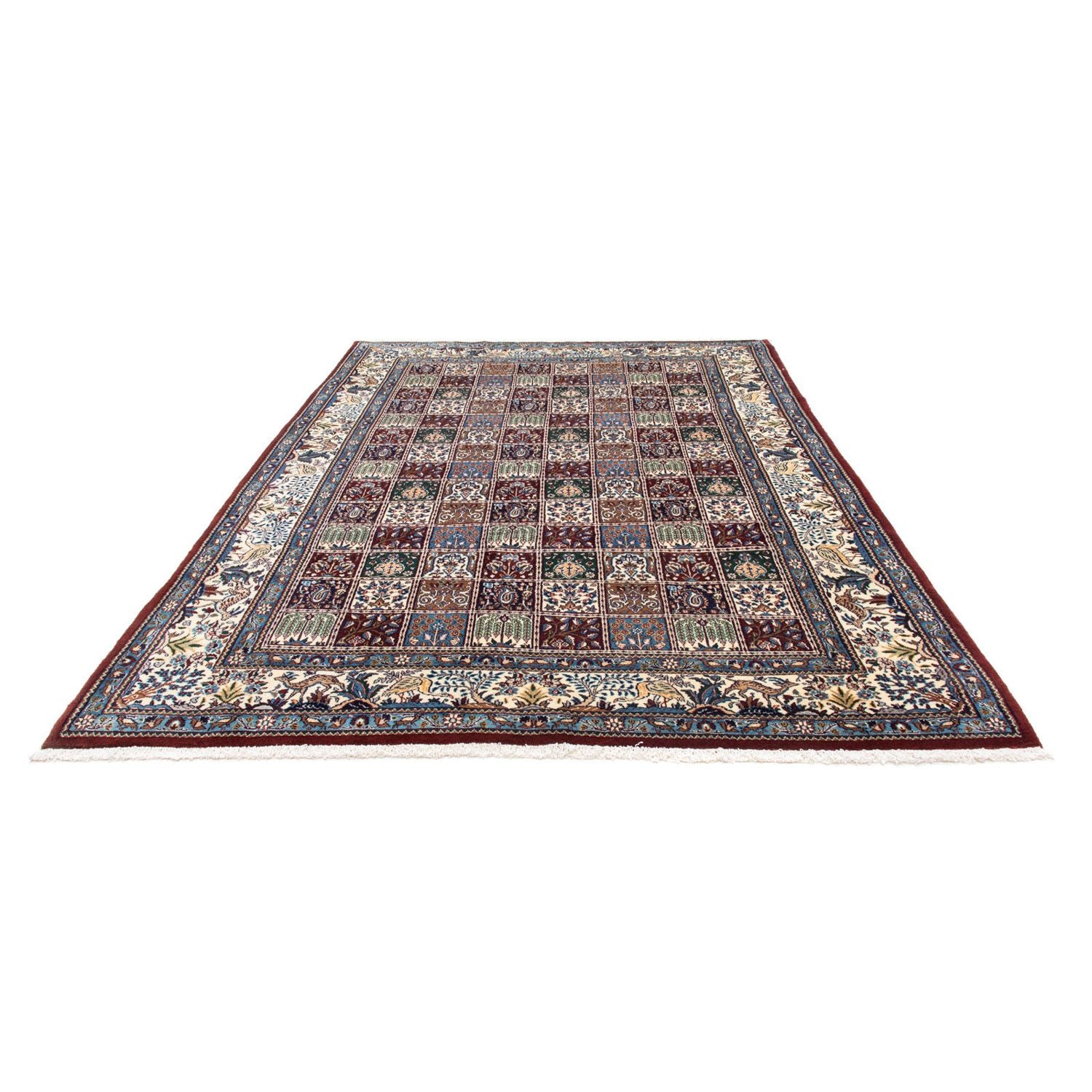 Alfombra persa - Clásica - 288 x 204 cm - rojo oscuro