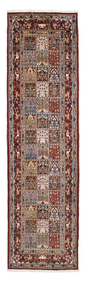 Alfombra de pasillo Alfombra persa - Clásica - 288 x 81 cm - rojo oscuro
