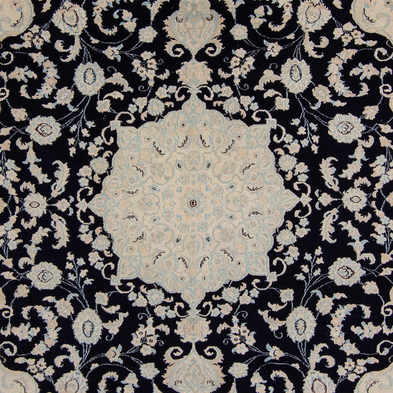Alfombra persa - Nain - 348 x 248 cm - azul oscuro