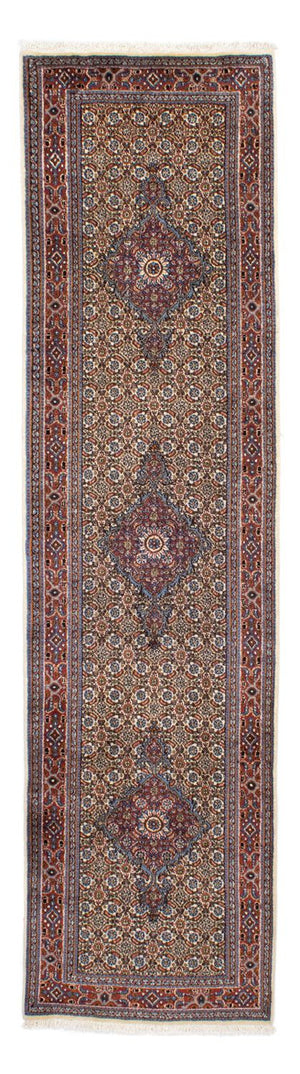 Alfombra de pasillo Alfombra persa - Clásica - 293 x 77 cm - beige