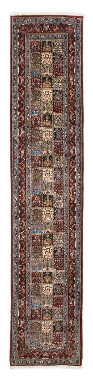 Alfombra de pasillo Alfombra persa - Clásica - 388 x 82 cm - rojo oscuro