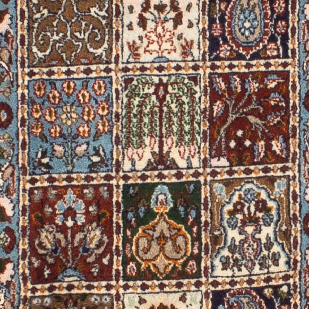 Alfombra de pasillo Alfombra persa - Clásica - 388 x 82 cm - rojo oscuro