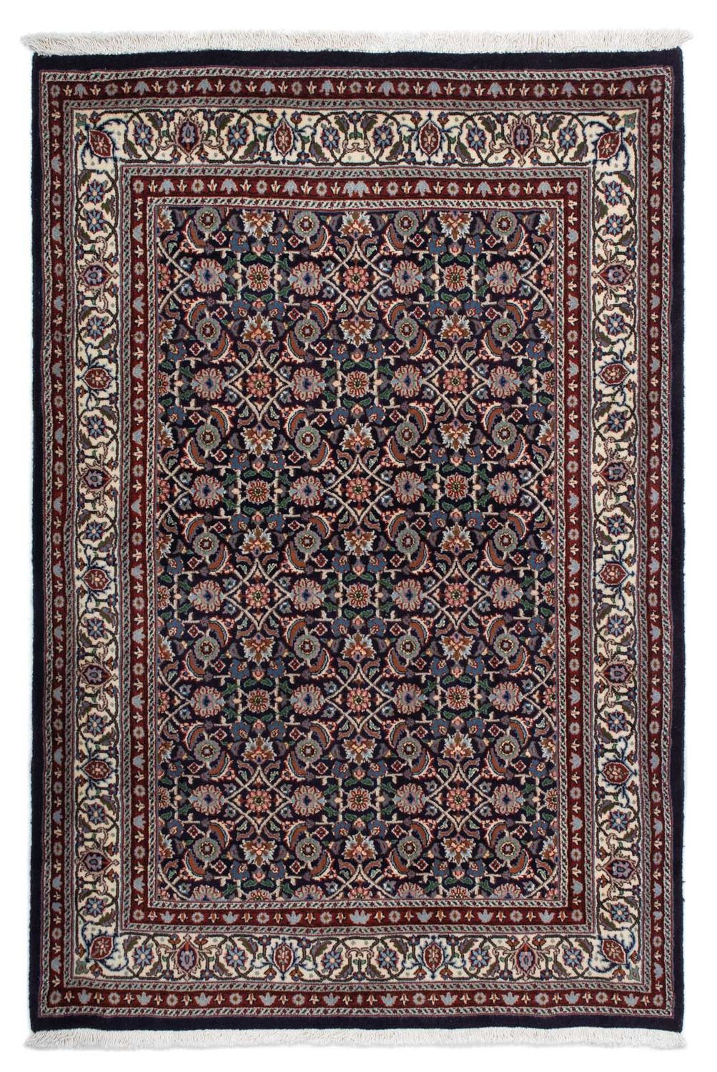 Alfombra persa - Clásica - 159 x 109 cm - azul oscuro
