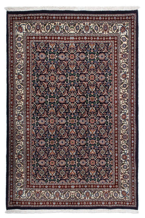 Alfombra persa - Clásica - 159 x 109 cm - azul oscuro