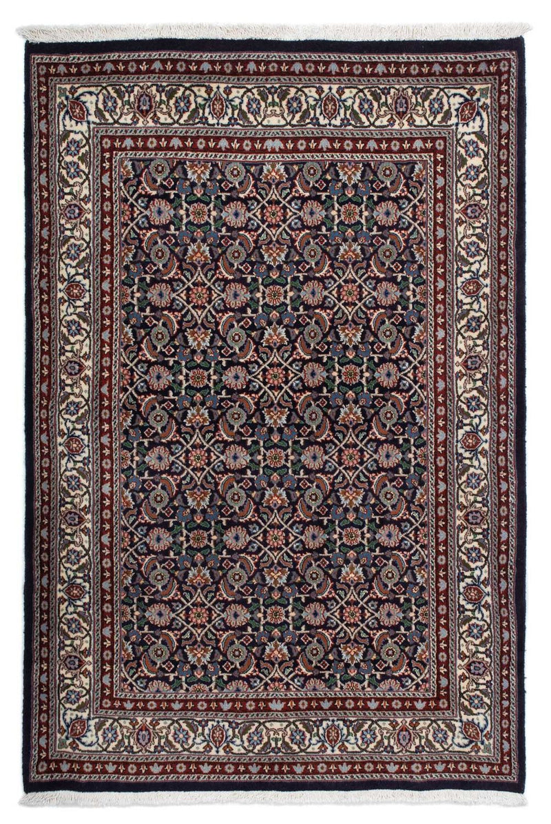 Alfombra persa - Clásica - 159 x 109 cm - azul oscuro
