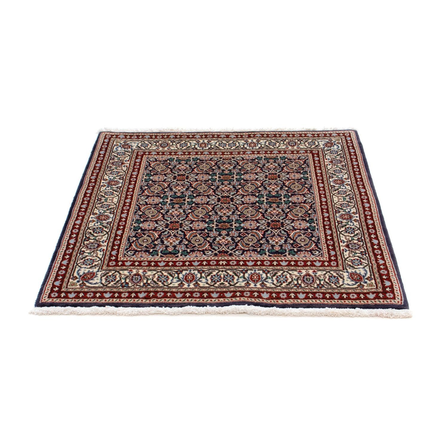 Alfombra persa - Clásica cuadrado  - 100 x 100 cm - azul oscuro