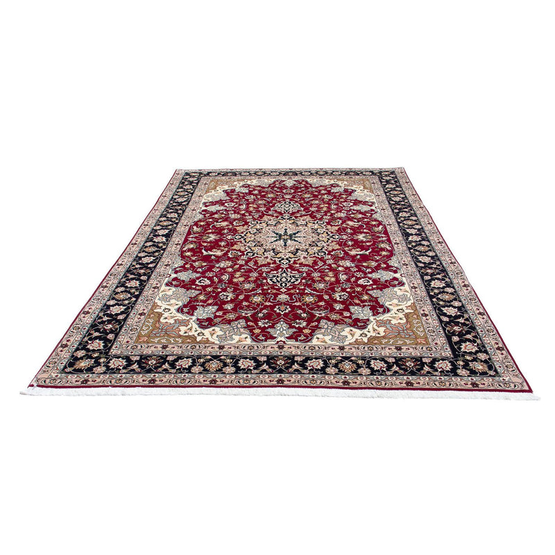 Alfombra Persa - Tabriz - Real - 302 x 206 cm - rojo oscuro
