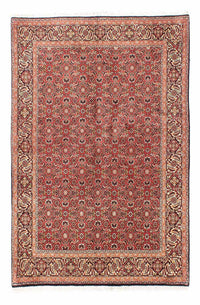Alfombra persa - Bidjar - 205 x 141 cm - rojo oscuro