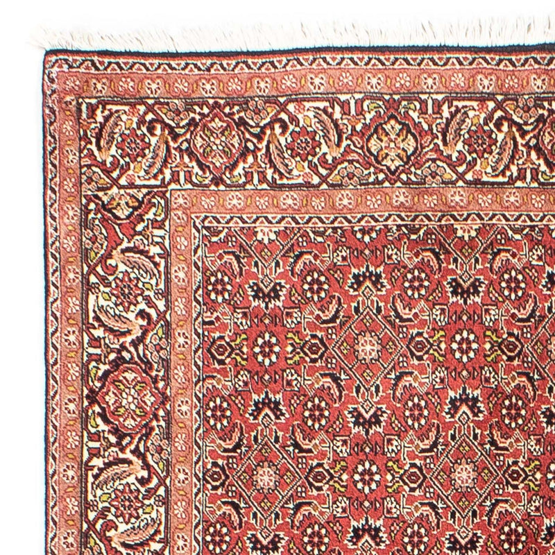 Alfombra persa - Bidjar - 205 x 141 cm - rojo oscuro