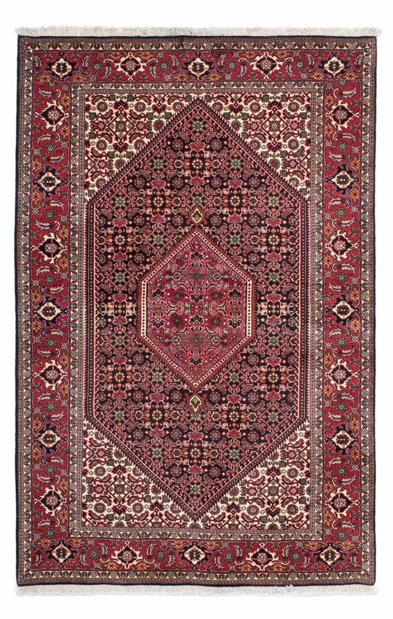 Alfombra persa - Bidjar - 216 x 138 cm - rojo