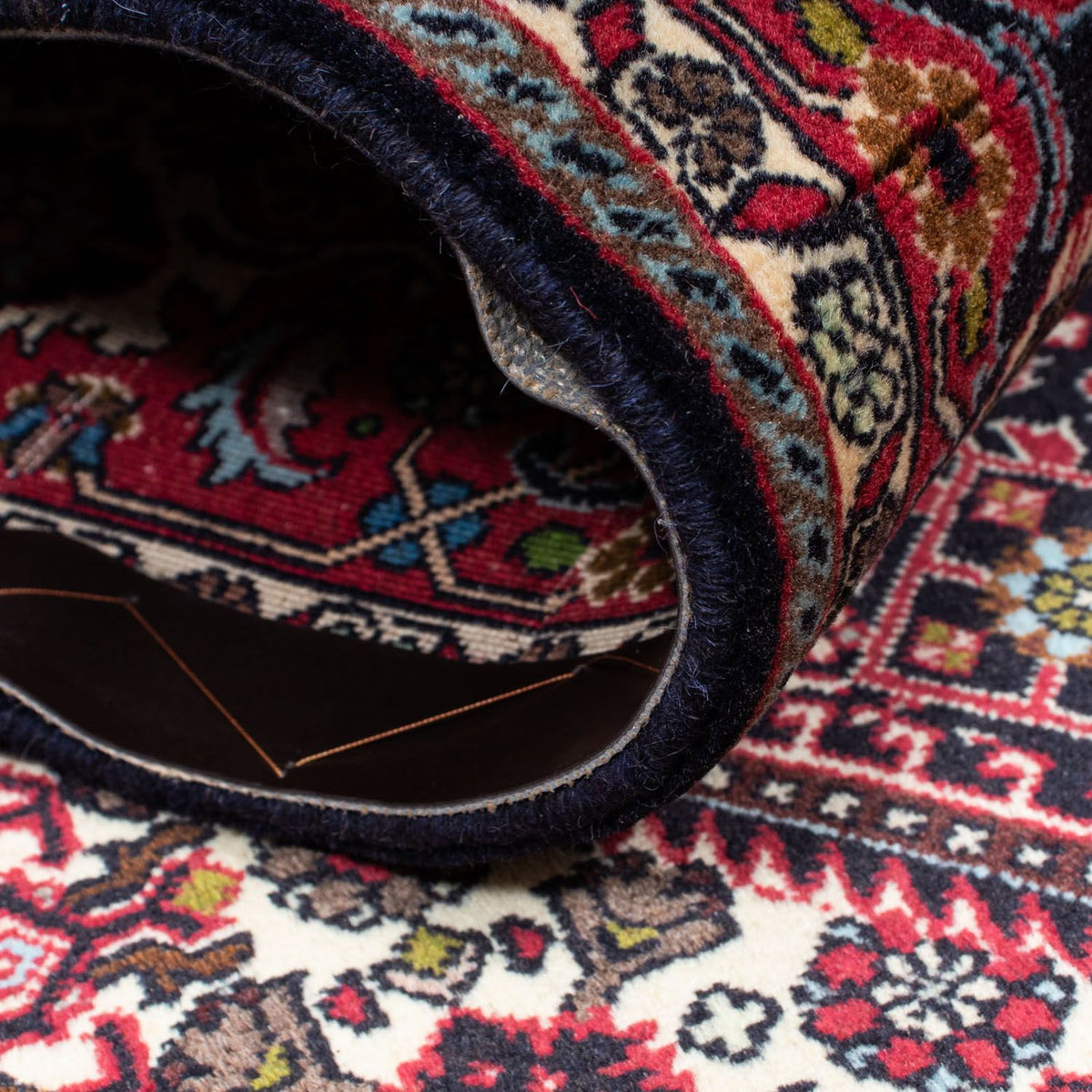 Alfombra persa - Bidjar - 216 x 138 cm - rojo