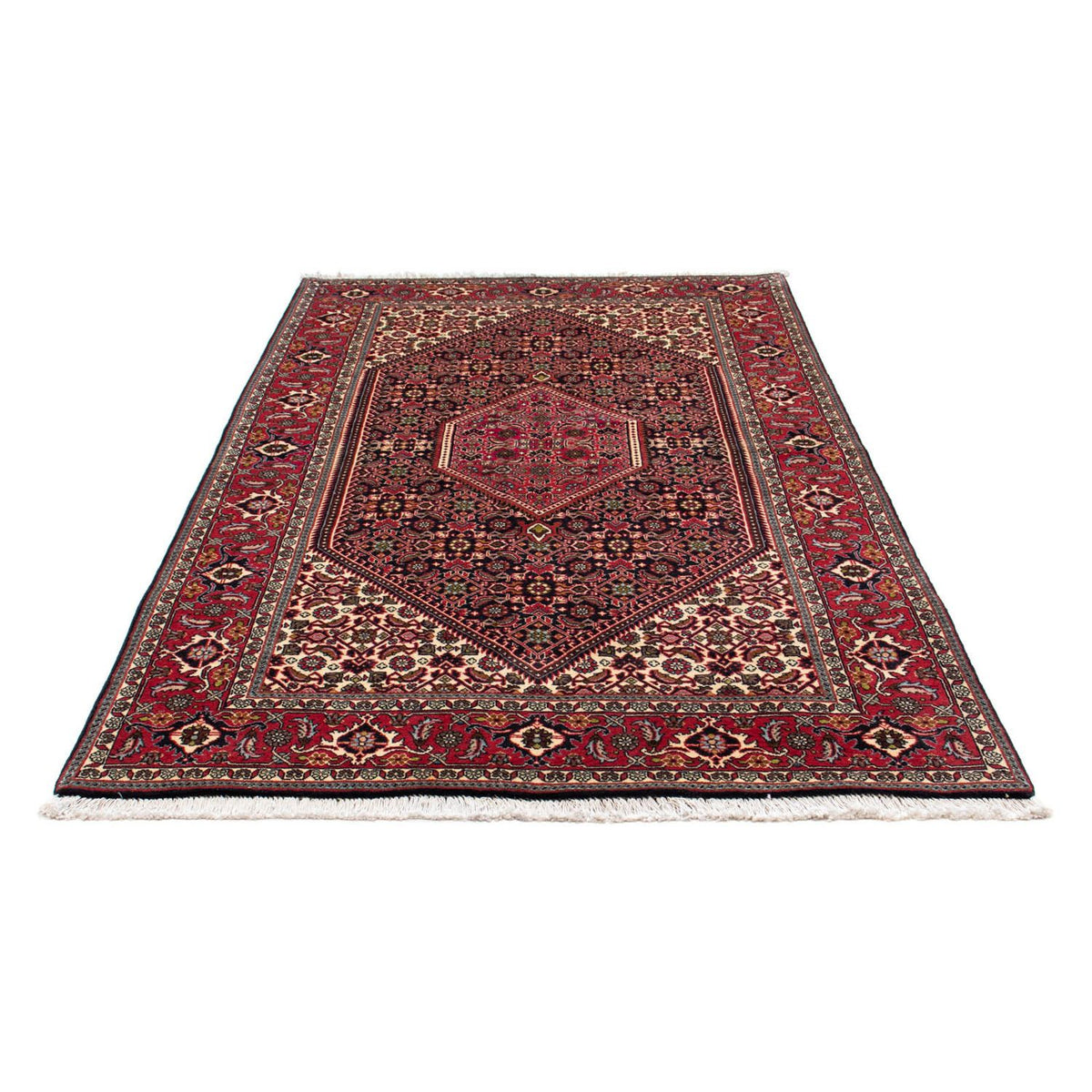 Alfombra persa - Bidjar - 216 x 138 cm - rojo