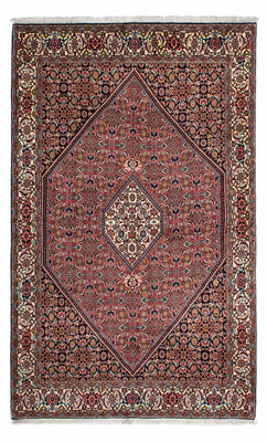 Alfombra persa - Bidjar - 231 x 141 cm - rojo