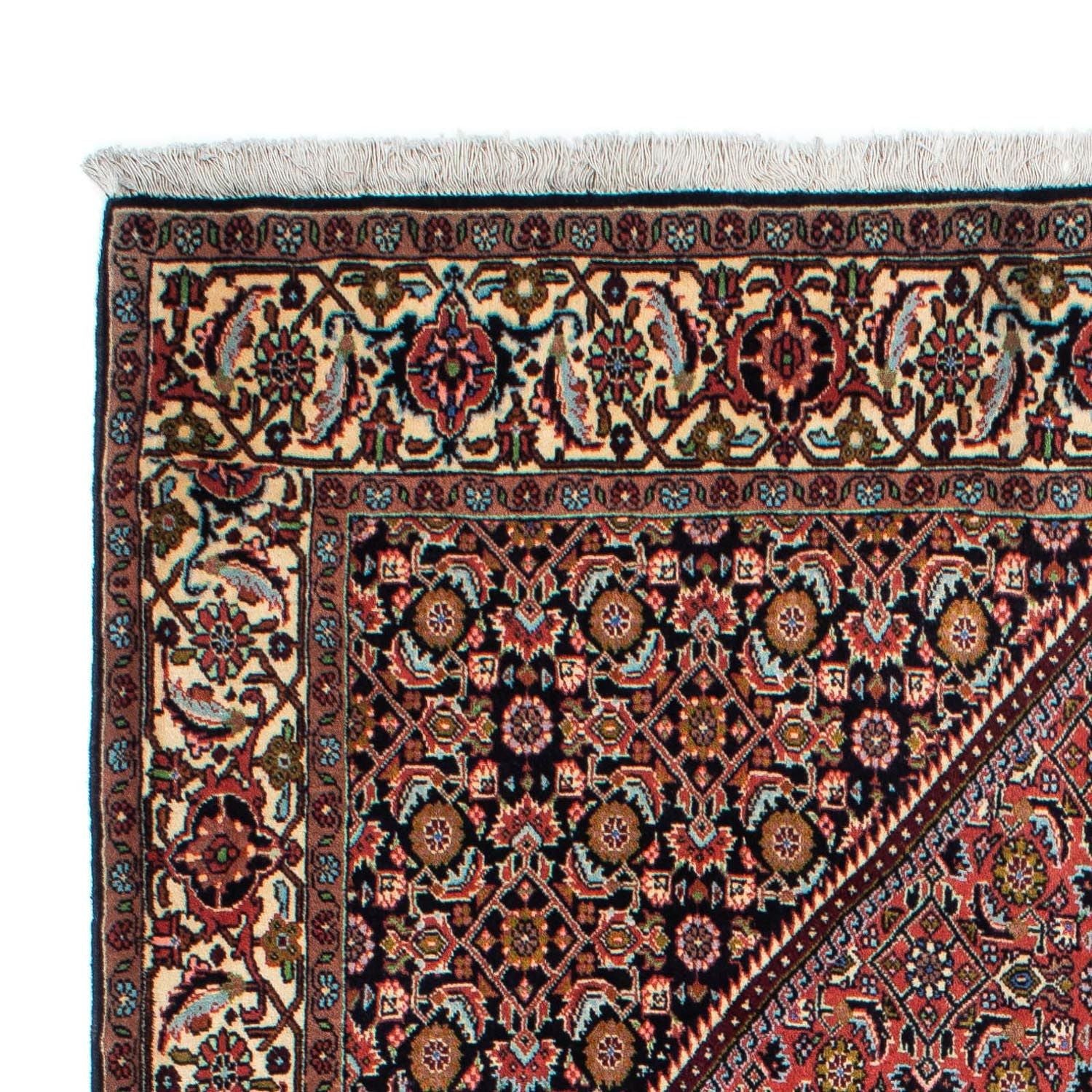 Alfombra persa - Bidjar - 231 x 141 cm - rojo