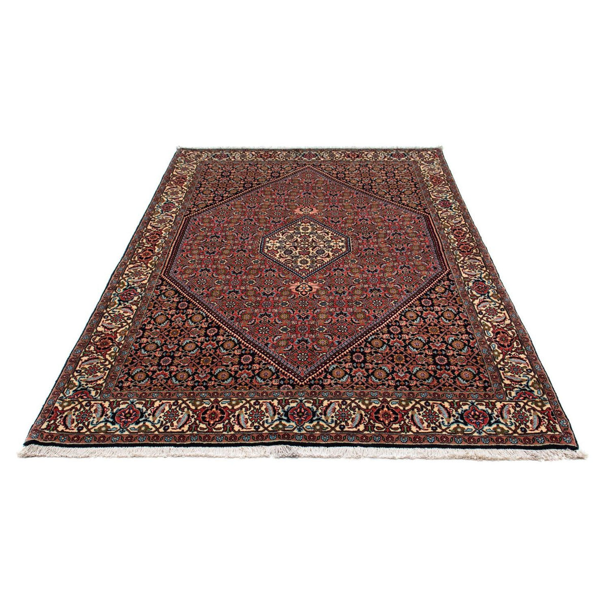 Alfombra persa - Bidjar - 231 x 141 cm - rojo
