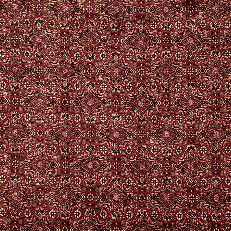 Alfombra persa - Bidjar - 302 x 203 cm - rojo oscuro
