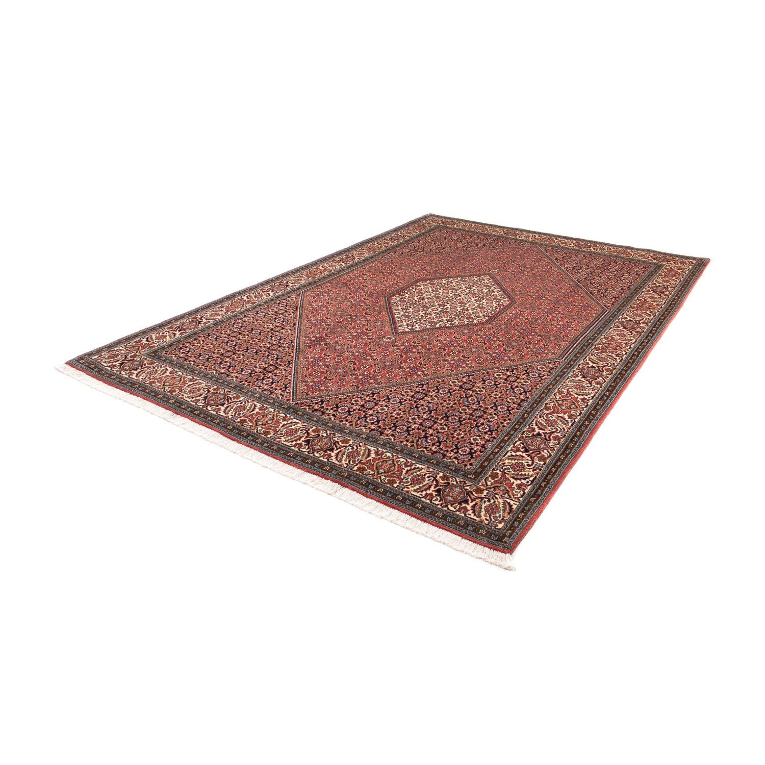 Alfombra persa - Bidjar - 298 x 206 cm - marrón