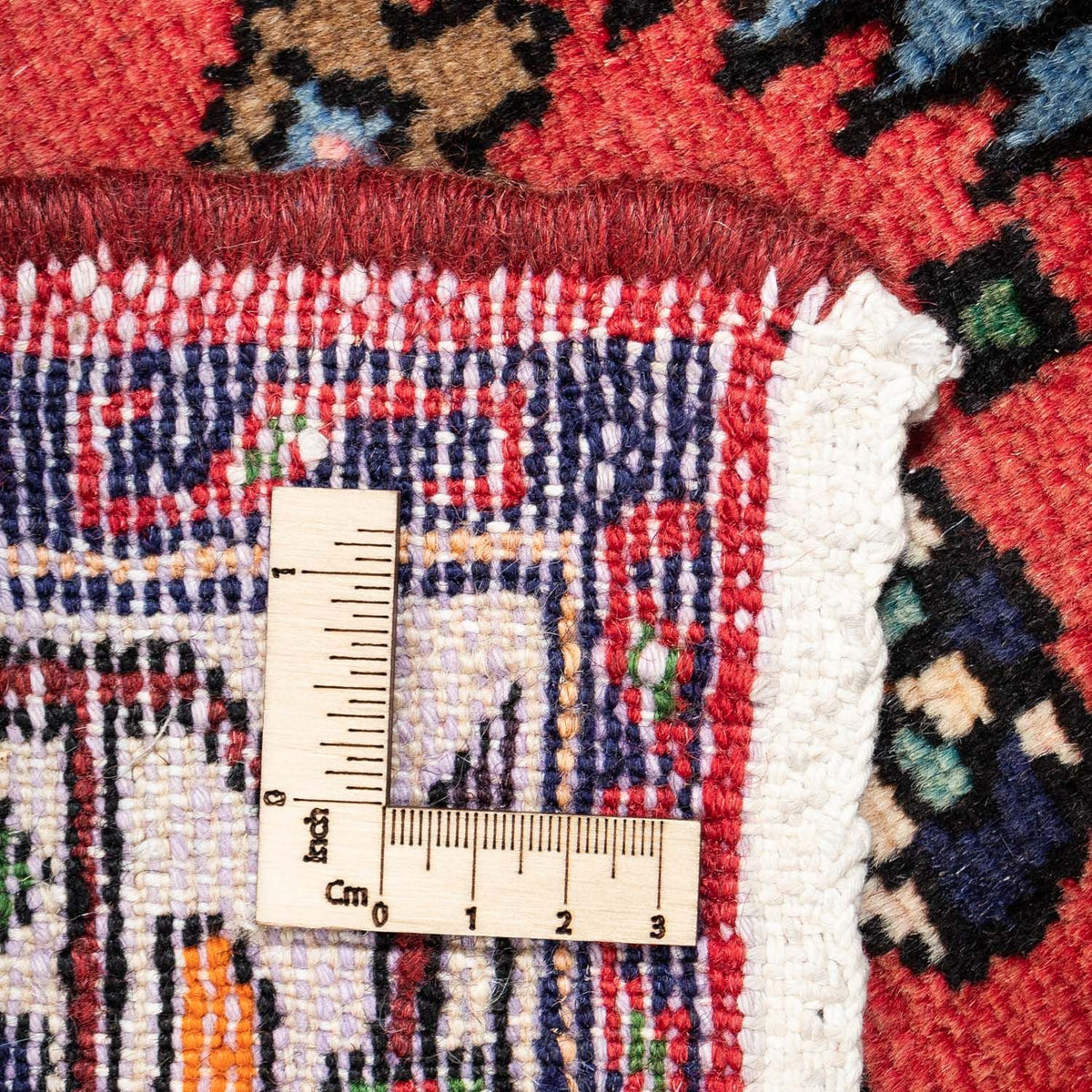 Alfombra persa - Nómada - 126 x 83 cm - rojo