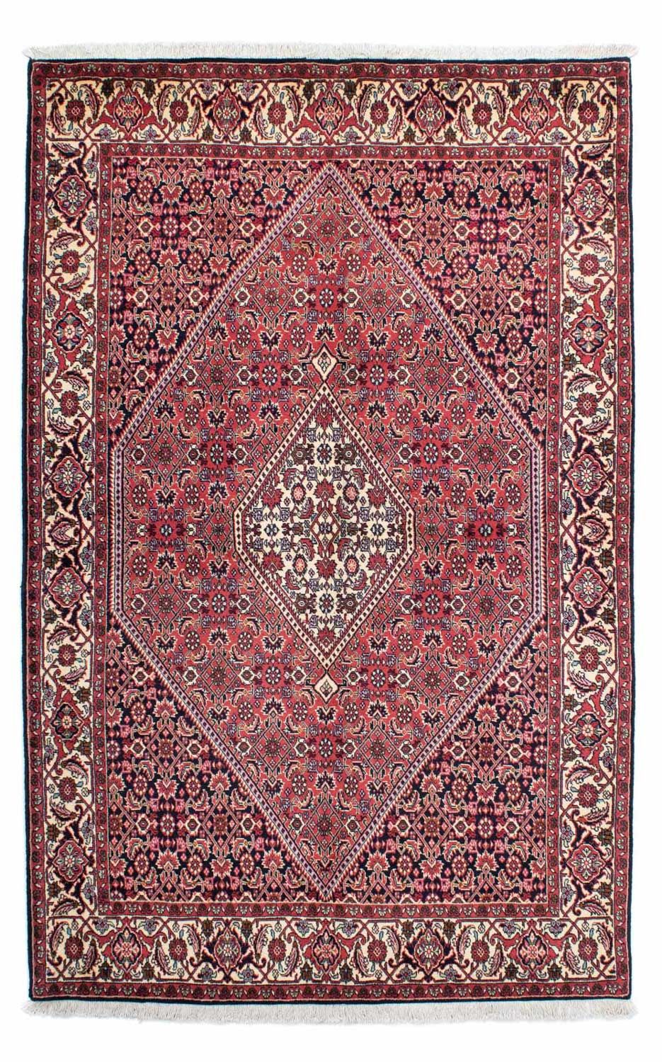 Alfombra persa - Bidjar - 230 x 141 cm - rojo
