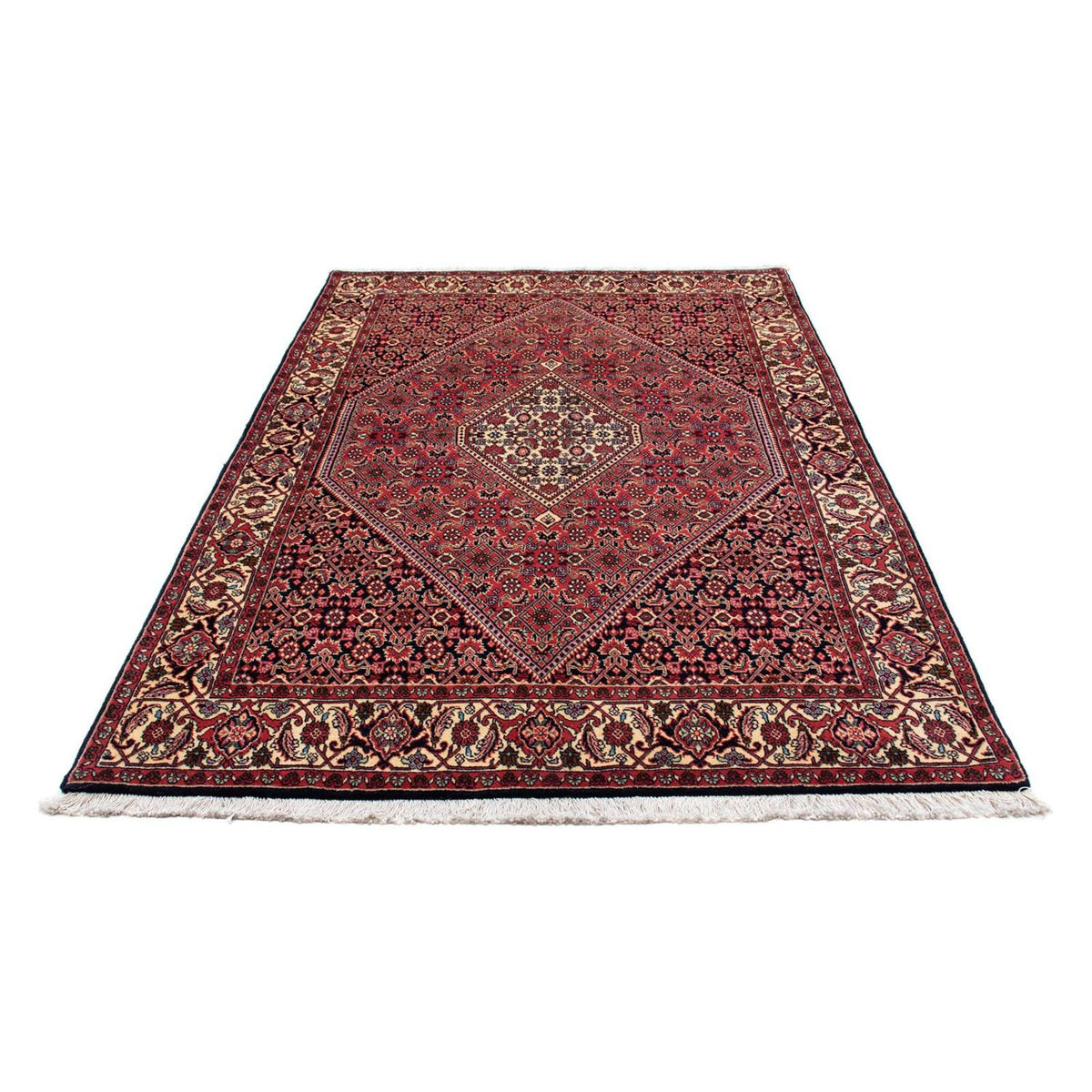 Alfombra persa - Bidjar - 230 x 141 cm - rojo