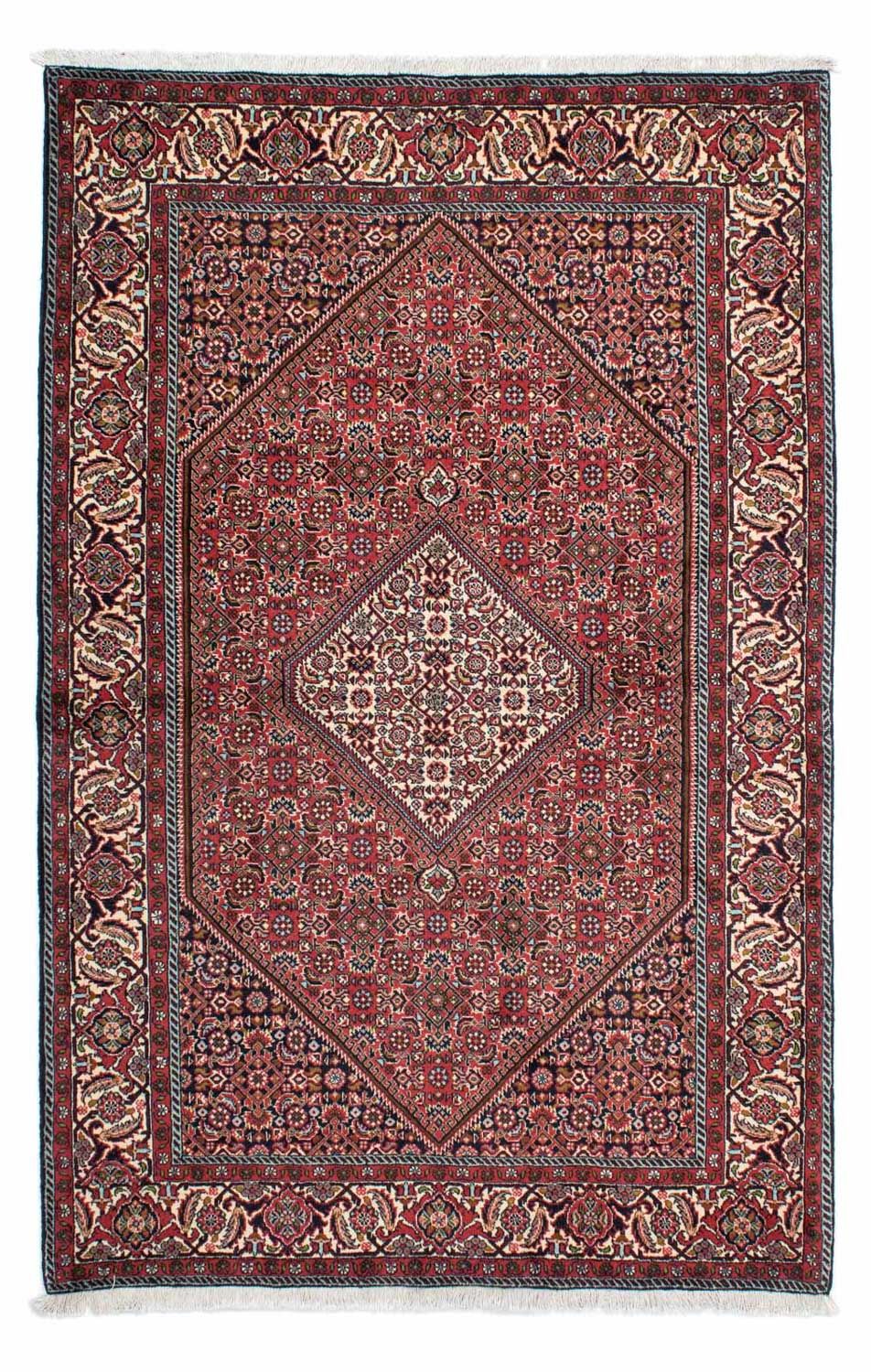 Alfombra persa - Bidjar - 224 x 140 cm - rojo