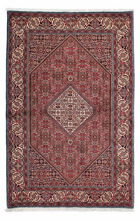 Alfombra persa - Bidjar - 224 x 140 cm - rojo