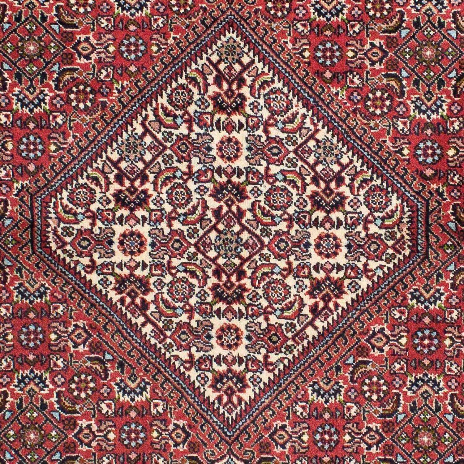 Alfombra persa - Bidjar - 224 x 140 cm - rojo