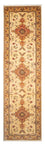 Alfombra de pasillo Alfombra Persa - Tabriz - Real - 314 x 80 cm - marrón claro