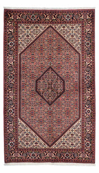Alfombra persa - Bidjar - 235 x 140 cm - rojo