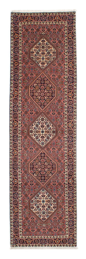 Alfombra de pasillo Alfombra persa - Bidjar - 297 x 84 cm - rojo claro