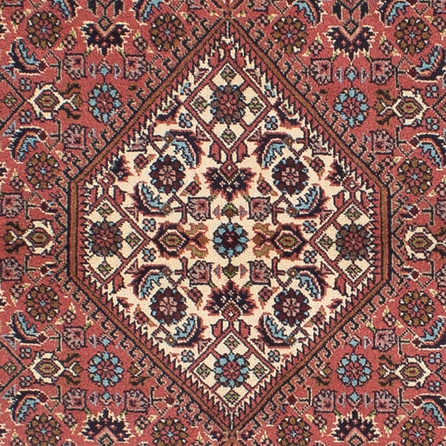 Alfombra de pasillo Alfombra persa - Bidjar - 297 x 84 cm - rojo claro