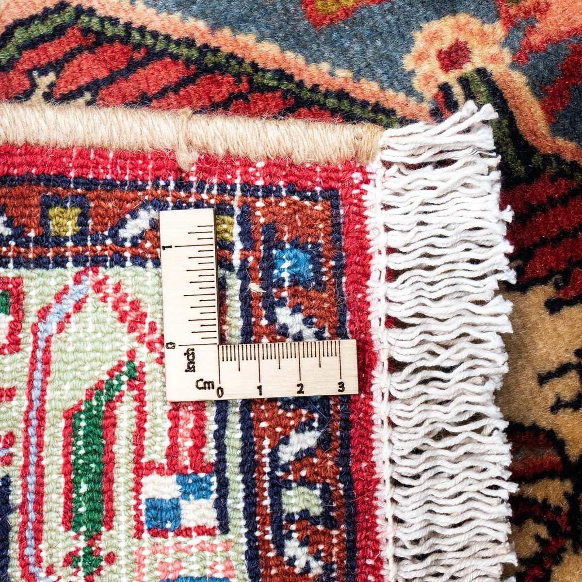 Alfombra persa - Nómada - 134 x 76 cm - rojo claro