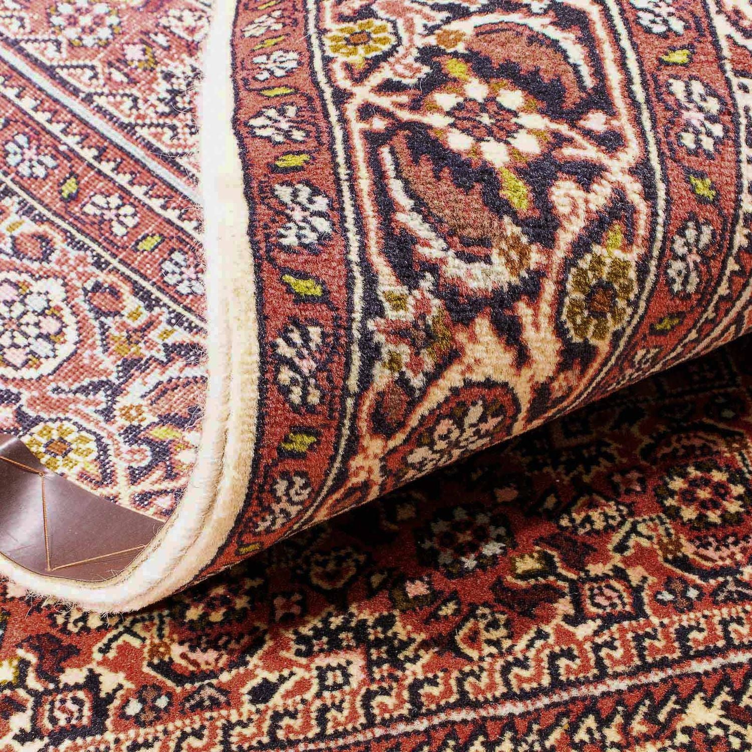 Alfombra persa - Bidjar - 176 x 110 cm - rojo claro
