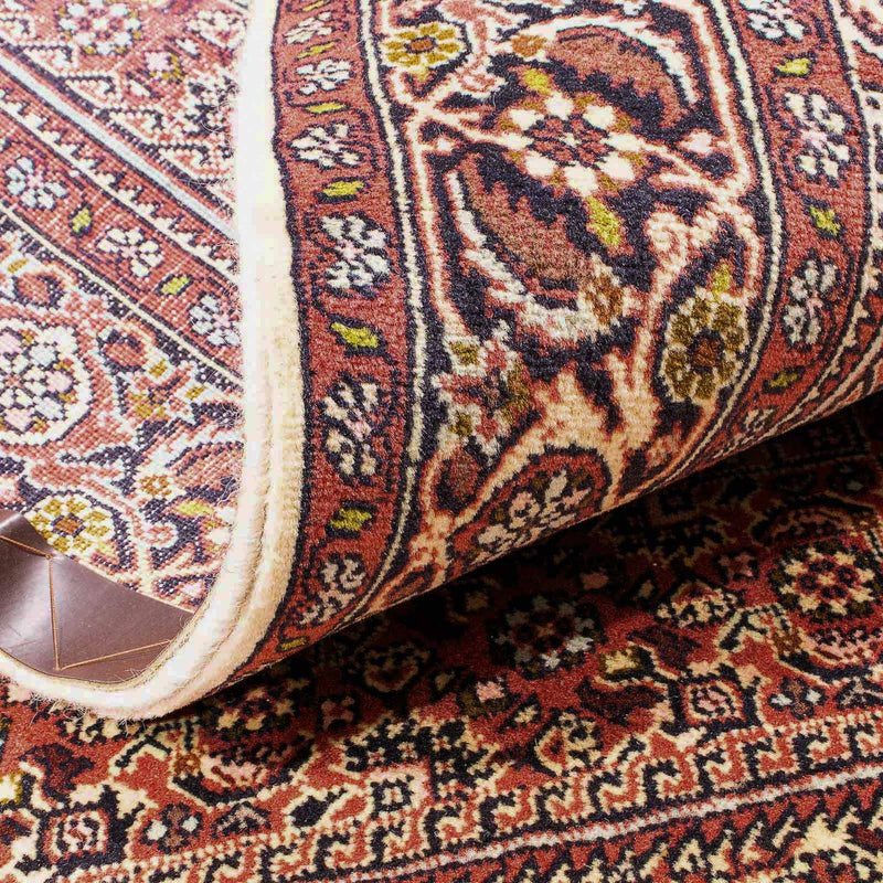 Alfombra persa - Bidjar - 176 x 110 cm - rojo claro