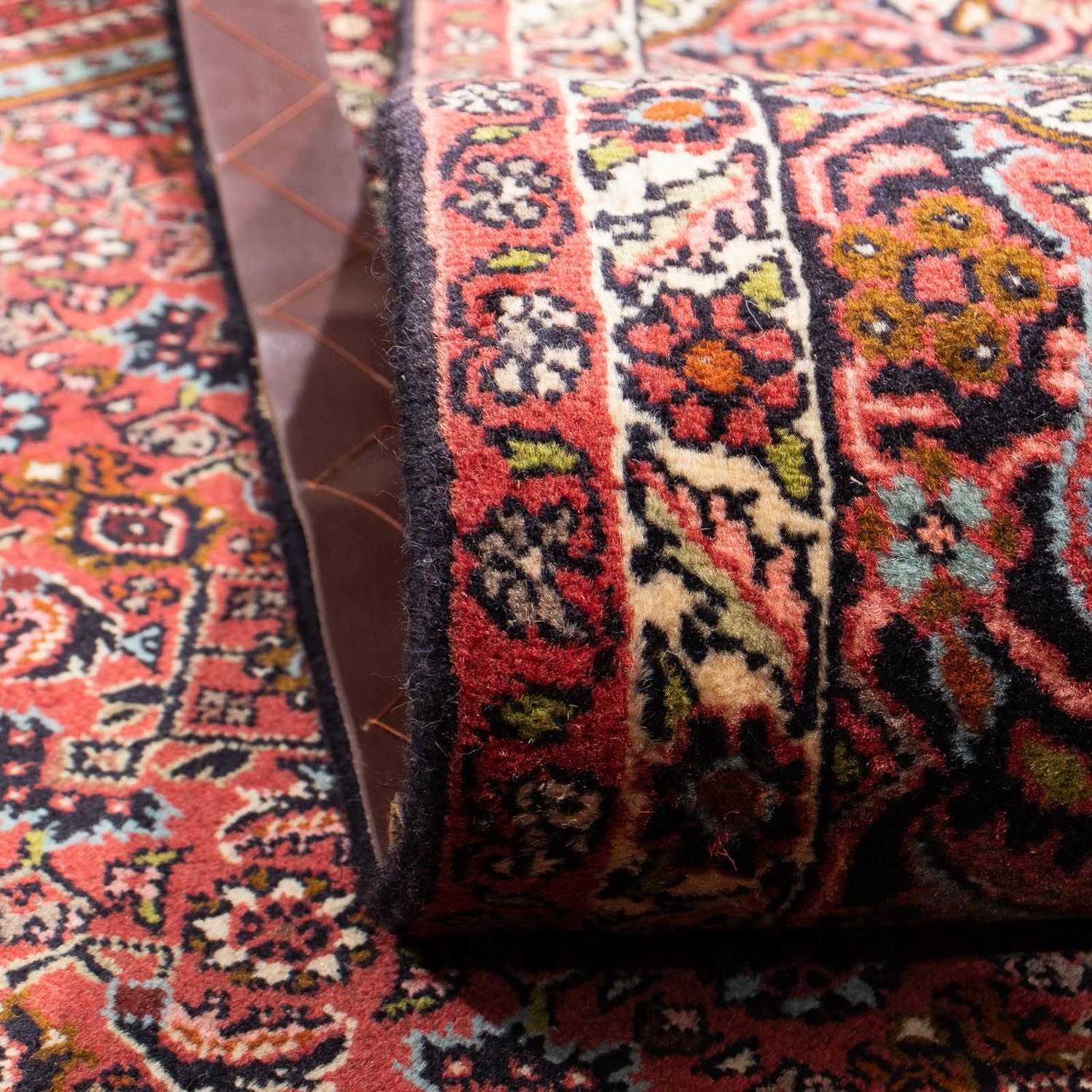 Alfombra persa - Bidjar - 321 x 197 cm - marrón