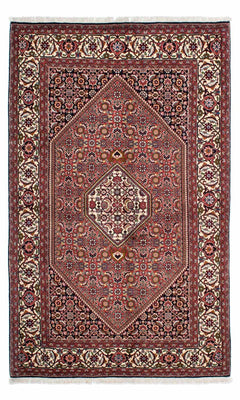 Alfombra persa - Bidjar - 220 x 136 cm - rojo