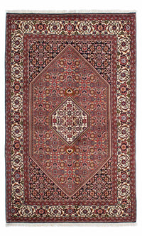 Alfombra persa - Bidjar - 220 x 136 cm - rojo
