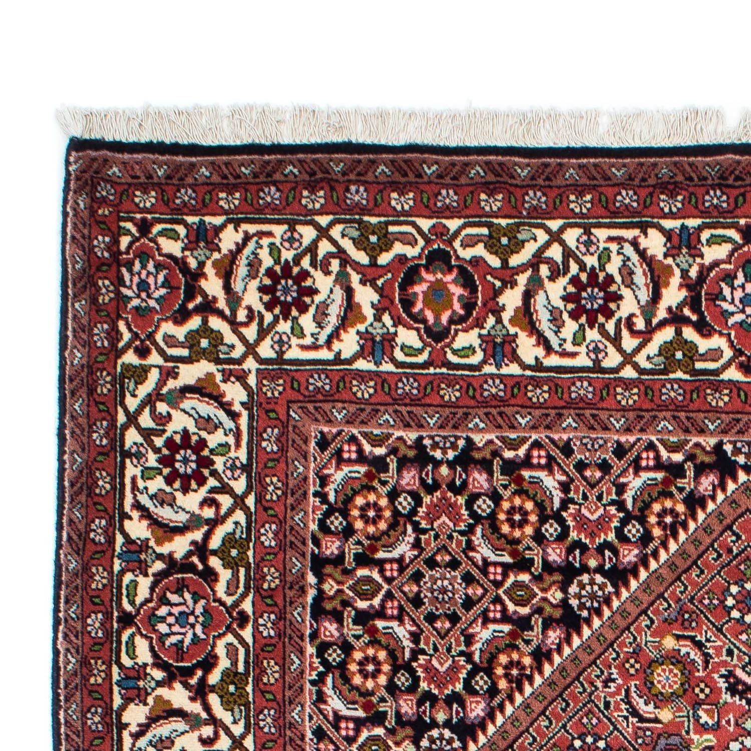 Alfombra persa - Bidjar - 220 x 136 cm - rojo