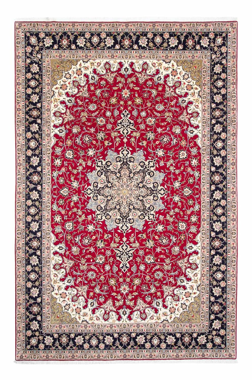 Alfombra Persa - Tabriz - Real - 316 x 204 cm - rojo