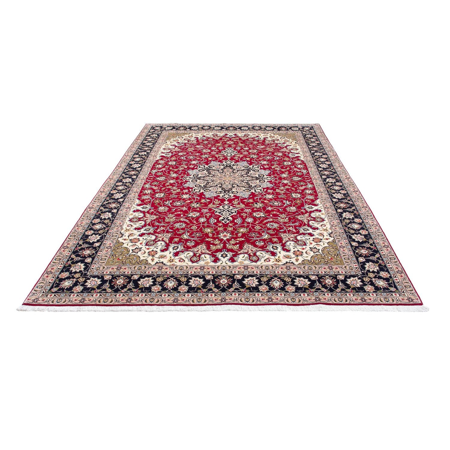 Alfombra Persa - Tabriz - Real - 316 x 204 cm - rojo